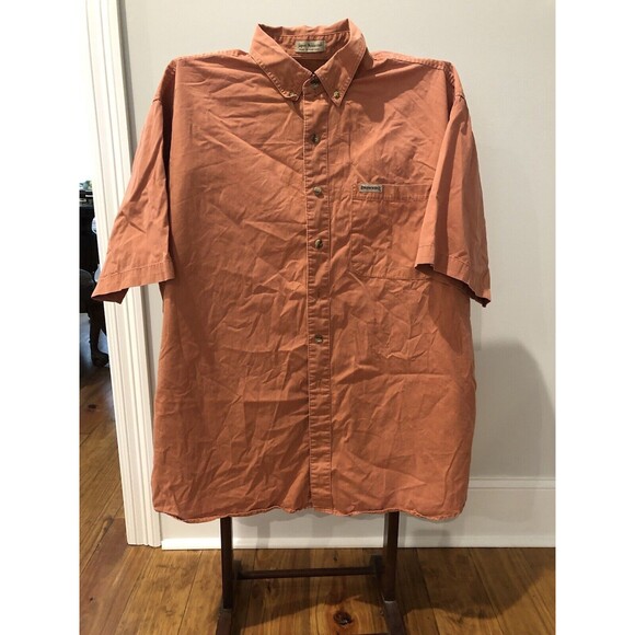 Men’s Short Sleeve Canvas Browning Button Up Shirt Size XXL - Picture 1 of 6